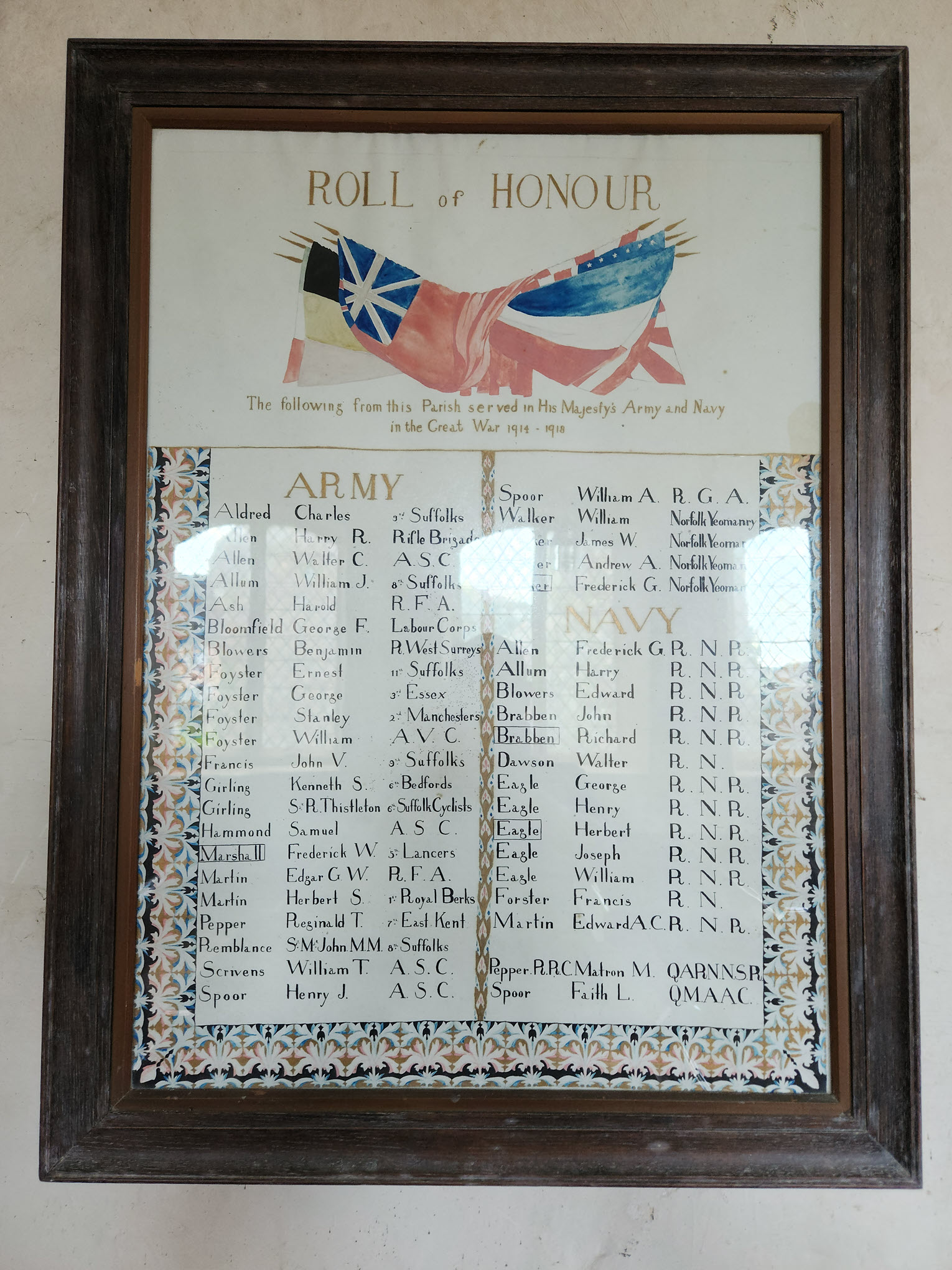 Covehithe_Church_RollOfHonour