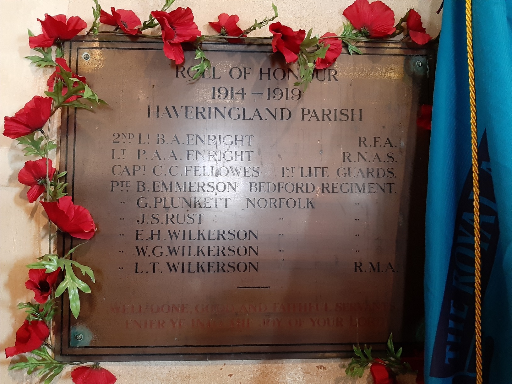Haveringland_Roll_Of_Honour
